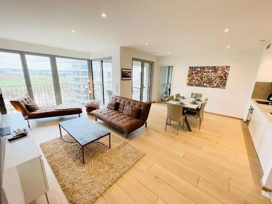 Luxury 3 Bedrooms Flat In The Heart Of Gasperich Terrace And Parking-Cd2 Люксембург Апартаменты